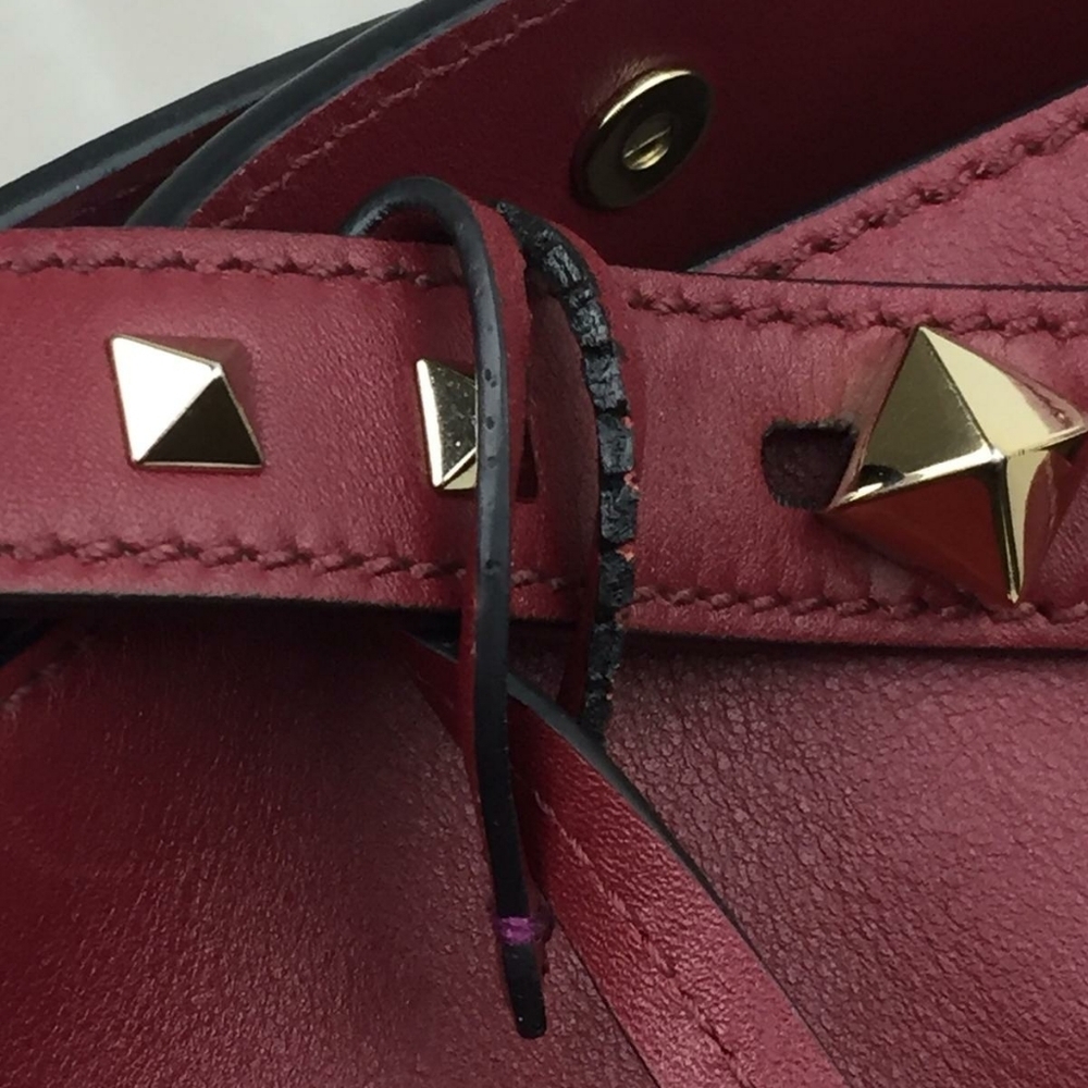 VALENTINO Lovestud Leather Tote - Picture 13 of 16